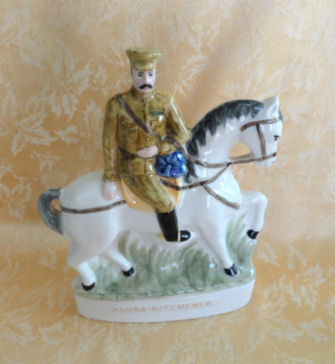 LARGE STAFFORDSHIRE ENGLAND FIGURINE - LORD KITCHENER