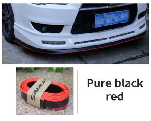 Tira protectora de goma universal para parachoques delantero de coche - Imagen 16 de 37