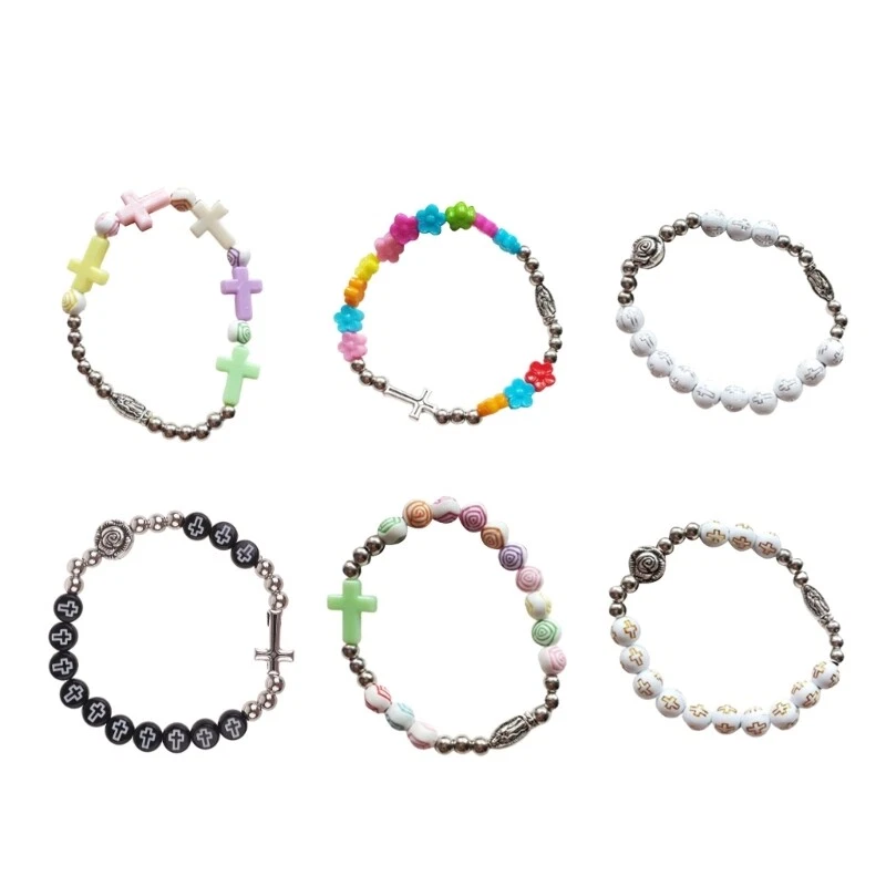 Stretch rosary sale bracelet