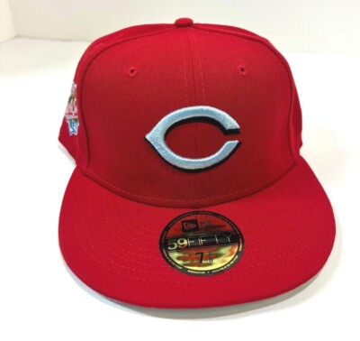 Cincinnati Reds MLB NE Cloud Under World Series 1990 Fitted Hat~Red