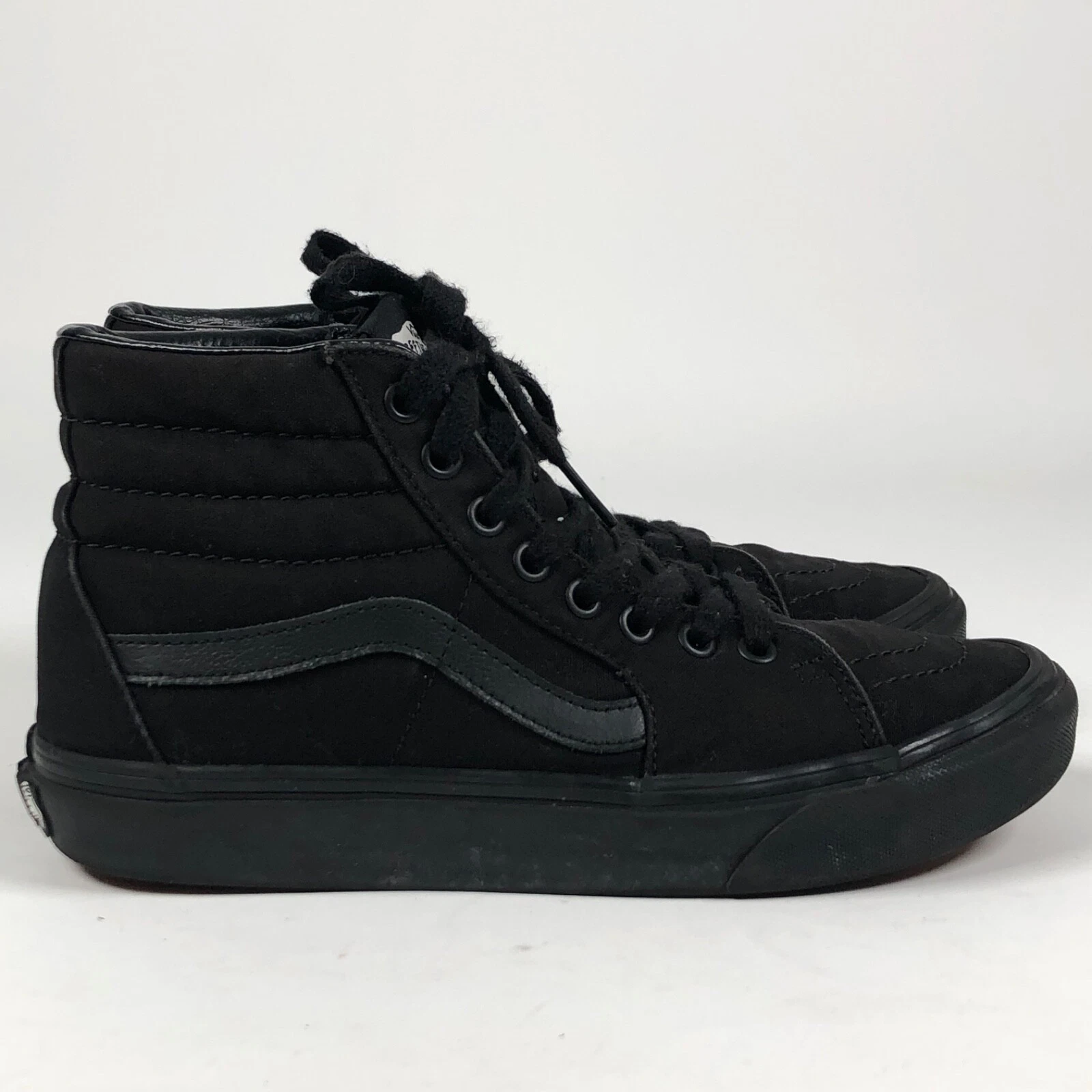 Scarpe da skate Vans Sk8 Hi uomo taglia 7 donna 8 5 nere in tela