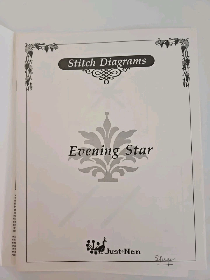 Just Nan EVENING STAR Class Project Series Cross Stitch Pattern Only JNCPS02 - Image 4 of 4