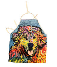 NEW Chef Apron with Large Colorful Dog Retrie...