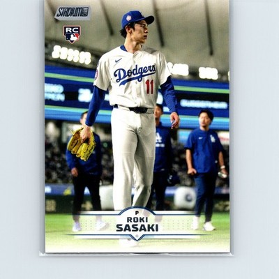 2025 Stadium Club Roki Sasaki Rookie #187 Los Angeles Dodgers