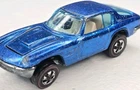 Hot Wheels Redline Maserati Mistral 1969 Blue White Interior Vintage Original