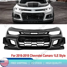 For 2016-2018 Chevy Chevrolet Camaro 1LE style Front bumper kit replacement