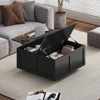 Lift Top Coffee Table with Large Hidden Storage Center Table for Living Room - Image 1 of 4