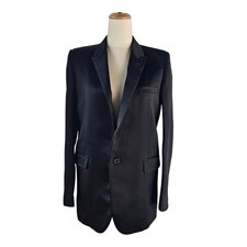 Saint Laurent Black Single-Breasted Woman Tuxedo Jacket