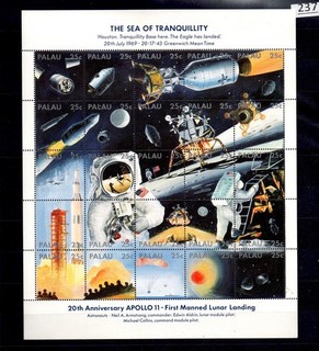 TH PALAU 1969 MNH SPACE APOLLO 11