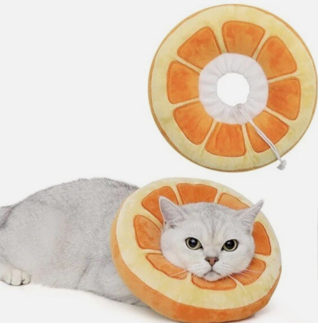 ANWA Adjustable Cat/Dog Soft Cone Recovery Collar for After Surgery Size Medium