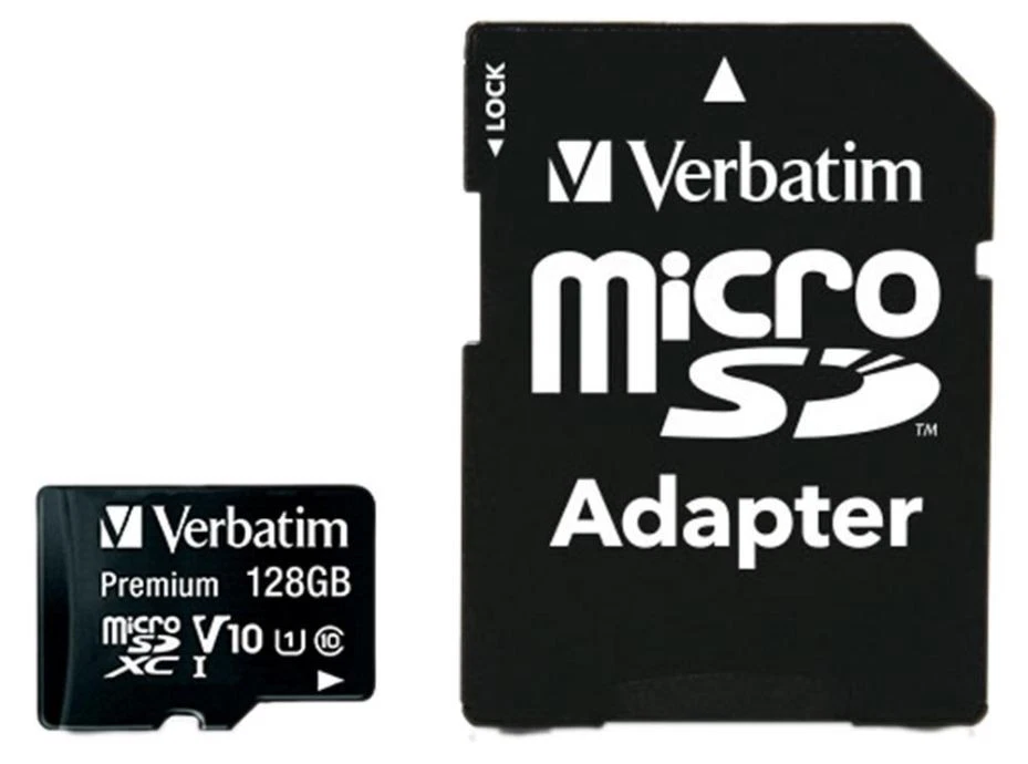 VERBATIM - Kad Memori MicroSDXC U1 Premium & Adaptor SD, 128GB - Image 2 of 3