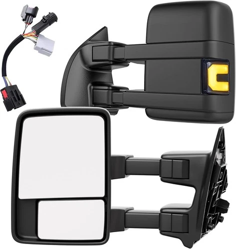 Power Heated Tow Mirrors for 1999-2016 Ford Super Duty & 01-05 Excursion