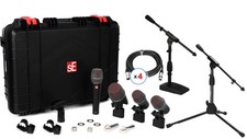sE Electronics V Pack Venue Standard Drum Microphone Package with Stand and