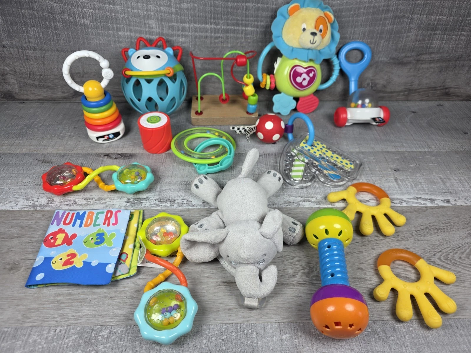 Baby Toy Lot Learning Teething Rattle Interactive Developmental Sensory g4
Opens in a new window or
