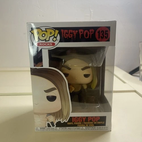 F3 Funko Pop Rocks IGGY POP Punk Vinyl Figure 135