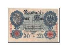 [#350668] Banknote, Germany, 20 Mark, 1914, EF