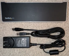 StarTech Triple-Monitor 4K USB 3.0 Docking Station & Power Adapter USB3DOCKH2DP