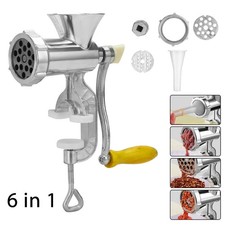 UK Manual Sausage Maker Meat Grinder Mincer Filler Maker Machine Handmade Tool.