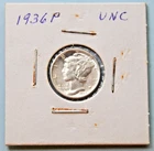 1936-P Mercury Dime Uncirculated Full Bands - Lustrous - High MS