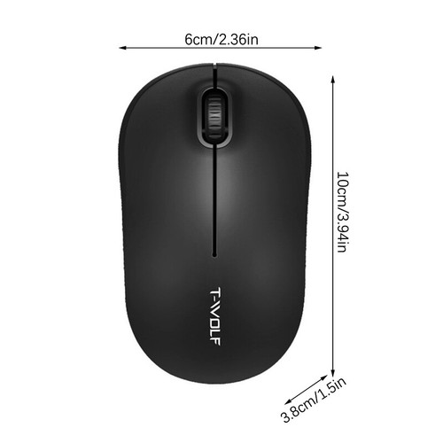 2.4G Macaron Color Q4 Wireless Mouse Universal Office Mouse Portable - Afbeelding 3 van 16