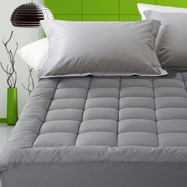 Emonia 4335357562 300tc Down King Mattress Pad With Pillow For