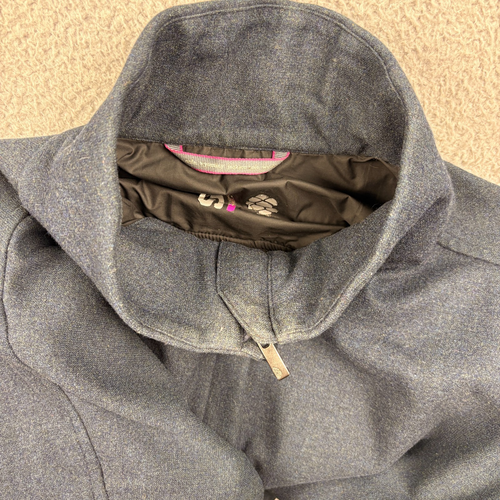 Stio Jacket Mens Medium Blue Wool Blend Field Coat Outdoor Utility Pockets Lined - Picture 17 of 17