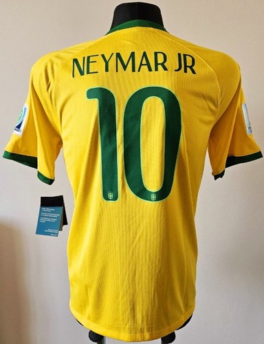 Brazil 2014 - 2015 Home football shirt Nike #10 Neymar Jr size Large
