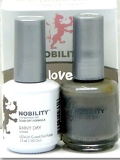 NOBILITY Gel Nail Polish 0.5fl.oz UV/LED Gel Color Duo NBCS042- Rainy Day