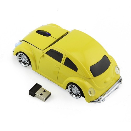 2.4Ghz Wireless Classic VW beetle car mouse Computer MAC Mice + USB Receiver 3D - Picture 29 of 32