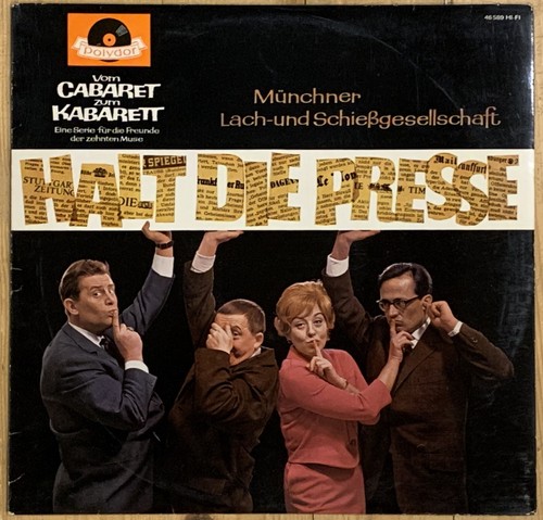 Münchner Lach- und Schießgesellschaft Halt die Presse 1963 Polydor LP 46589 MINT - Picture 1 of 4