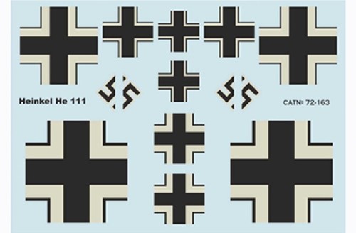 Print Scale 72-163 Decal for airplane 1:72 Heinkel He 111 Waterslide Decals - Bild 6 von 24