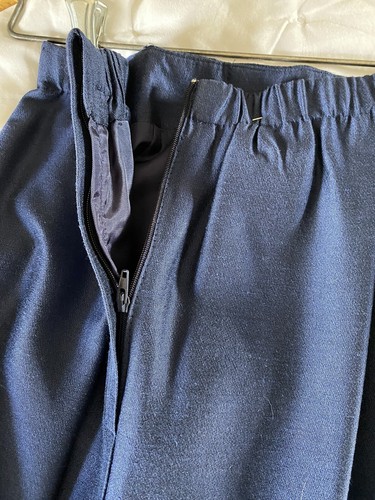 Watters And Watters Vintage 1990s Two Piece Dress Long Skirt Navy Women’s Size 4 - Picture 10 of 12