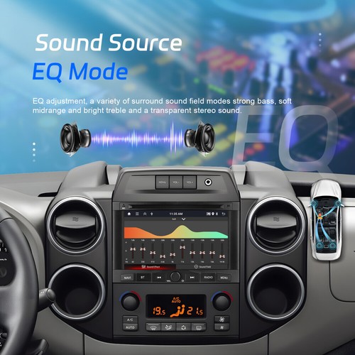 Car Carplay Radio Android 15 For Peugeot 3008/5008 Citroen Berlingo 2 2008-2019 - Picture 15 of 22