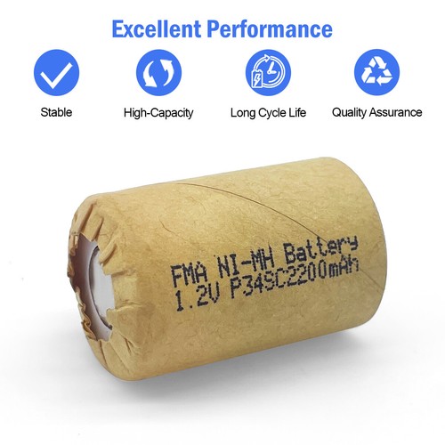 6* 1.2V 2200mAh Ni-MH Battery for Vacuum Cleaner Power tools Drill Screwdriver - Bild 6 von 11