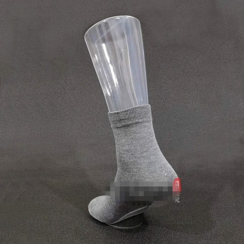 Clear Magnetic Plastic Male Feet Mannequin Foot Model Foot Sock Sox Display Mold - Picture 8 of 9