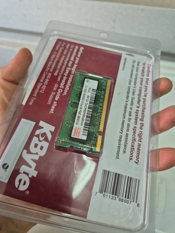 KByte 2GB PC5300 DDR2 Laptop Memory PC2-667/533/400 200 PIN PC - Image 2 of 2
