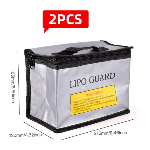 Bolsa de seguridad Lipo Guard ignífuga a prueba de explosiones portátil para batería de radiocontrol - Imagen 4 de 37