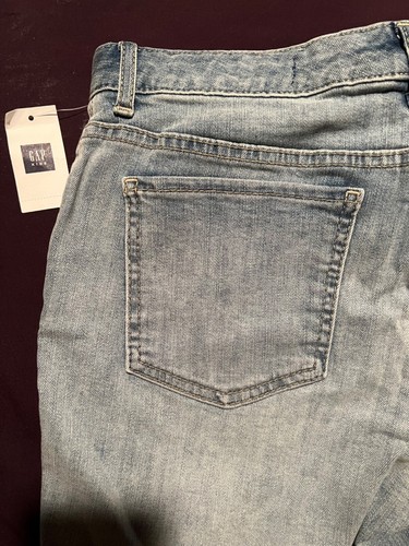 NWT NEW Gap Shorts Girls 18 Short Jeans Stars Stripes Denim Adj Waist Stretch - Picture 8 of 10