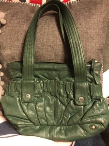 ted baker green leather bag