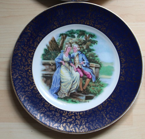 Juego de 4 platos 10" Inglés Ironstone Wood Sons Ralph 1750 Moses 1751 Enoch 1784 - Imagen 5 de 10