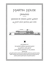 Frank Lloyd Wright Martin House Drawings - Plan Book