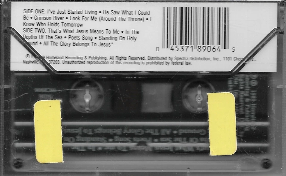 THE CATHEDRALS......"I'VE JUST STARTED LIVING!".......NEW GOSPEL CASSETTE - Image 2 of 2