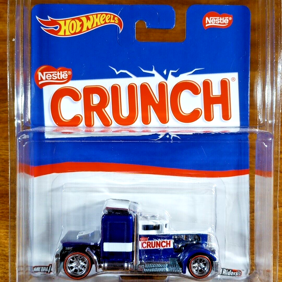 Hot Wheels Pop Culture Nestle Crunch Convoy Custom Blue Real
