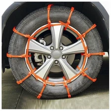 10pc Snow Tire Chain for Car Truck SUV Anti-Skid Winter Emergency Muddy Driving