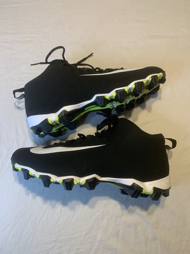Nike Alpha Fast Flex Football Baseball Shoes Cleats Black Men’s Sz 11W New - Picture 7 of 9