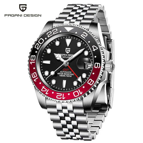 PAGANI DESIGN - PD1662 Men Watches GMT Mechanical Watches Top Brand Waterproof C - Picture 10 of 37