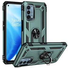 For OnePlus Nord N200 5G Case Ring Kickstand Cover +Tempered Glass