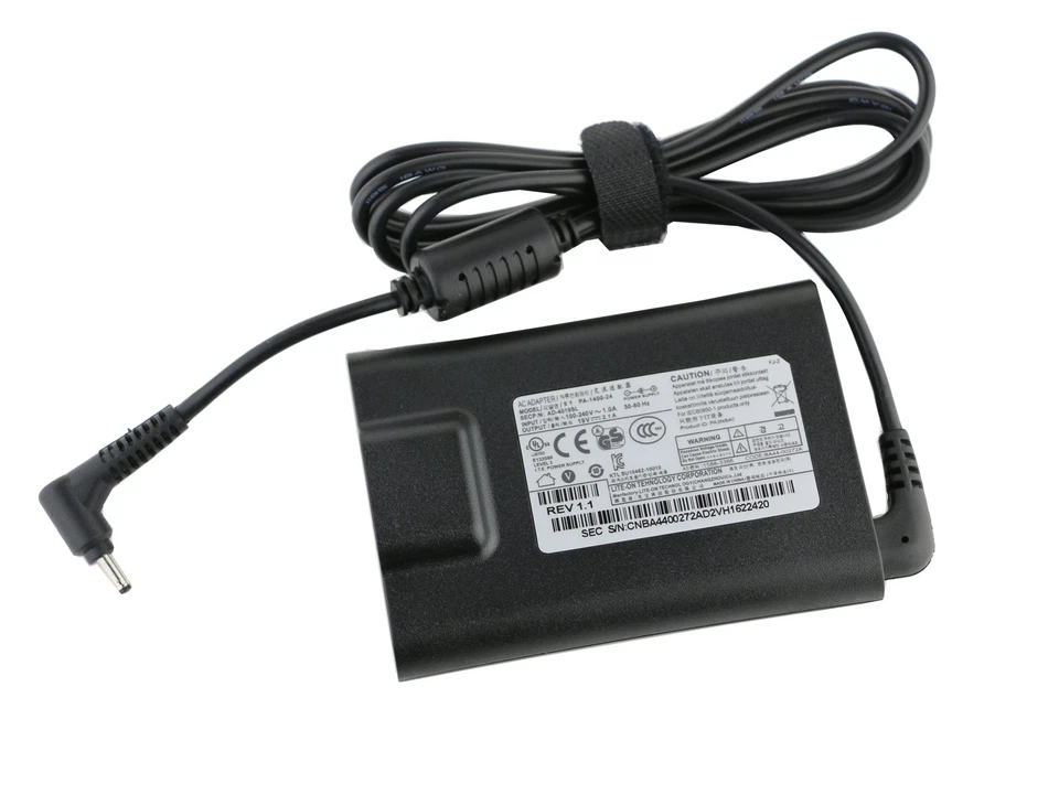 19V 2.1A AC Adapter Charger For Samsung NP900X3C NP900X4C NP900X3A PA-1400-24 - image 2 of 4