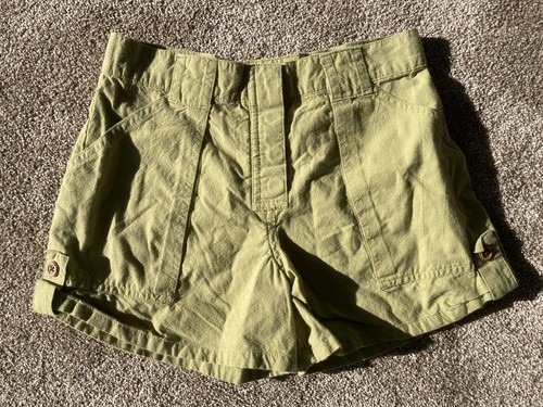 Mary Kate and Ashley Vintage 2000's Army green Retro girls shorts size 12 - Picture 3 of 12
