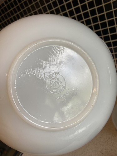 TWO AGEE PYREX MIXING BOWL BLACK ROSE - Picture 8 of 11